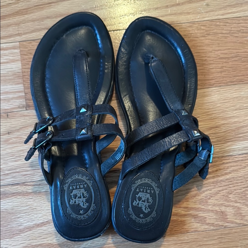 Black Strappy Sandals